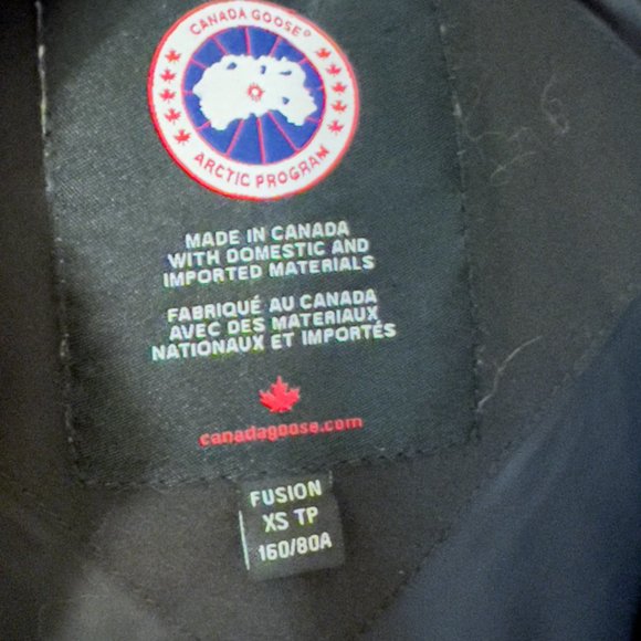 Canada Goose Trillium Parka Fusion Fit Heritage Black Size XS Barely Worn - Picture 9 of 10